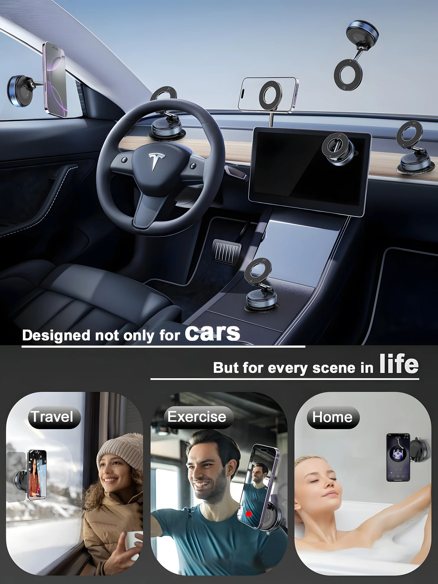 Home Drop™ – Heavy-Duty Magnetic Phone Stand